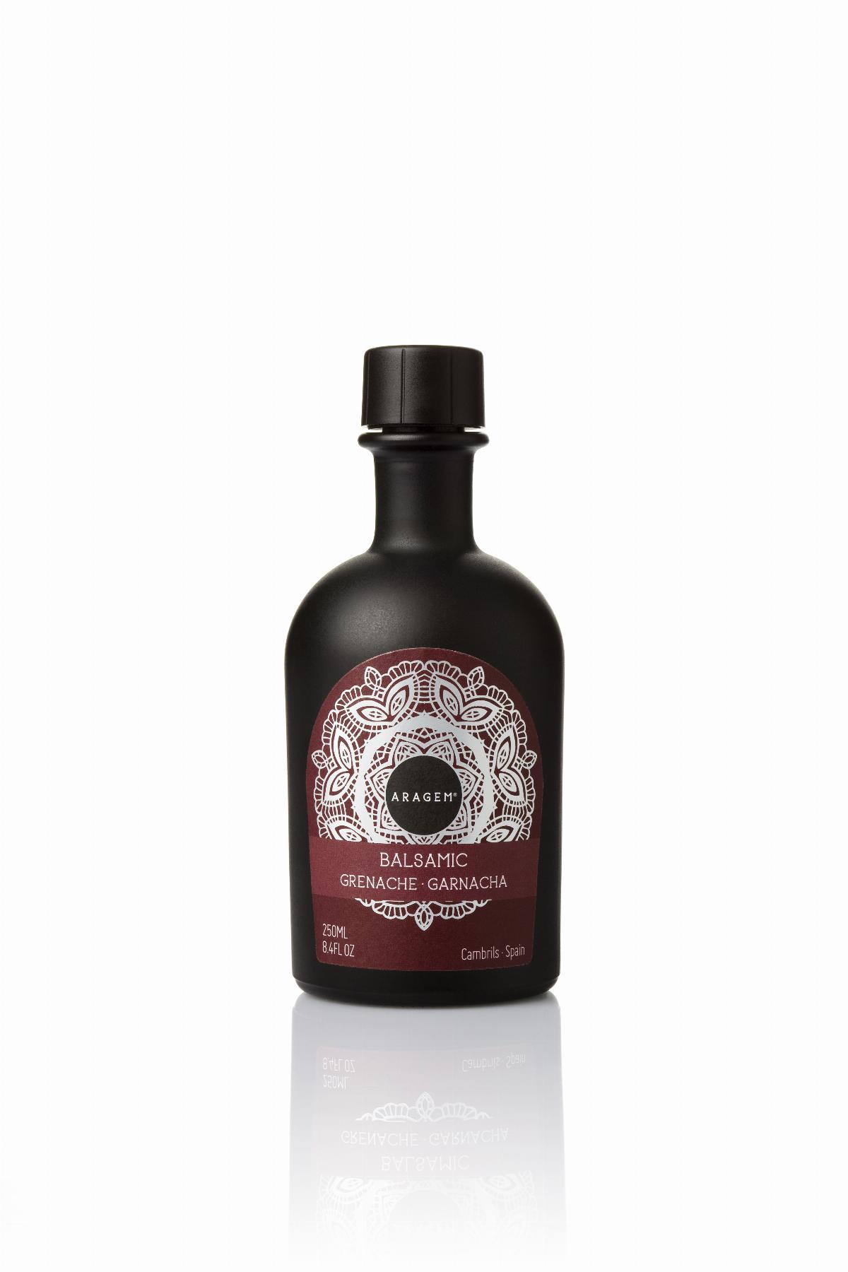 Vinaigre - Vinagre Balsàmic Garnatxa Aragem, ampolla negra 250ml. ES-EN - Mestral Cambrils