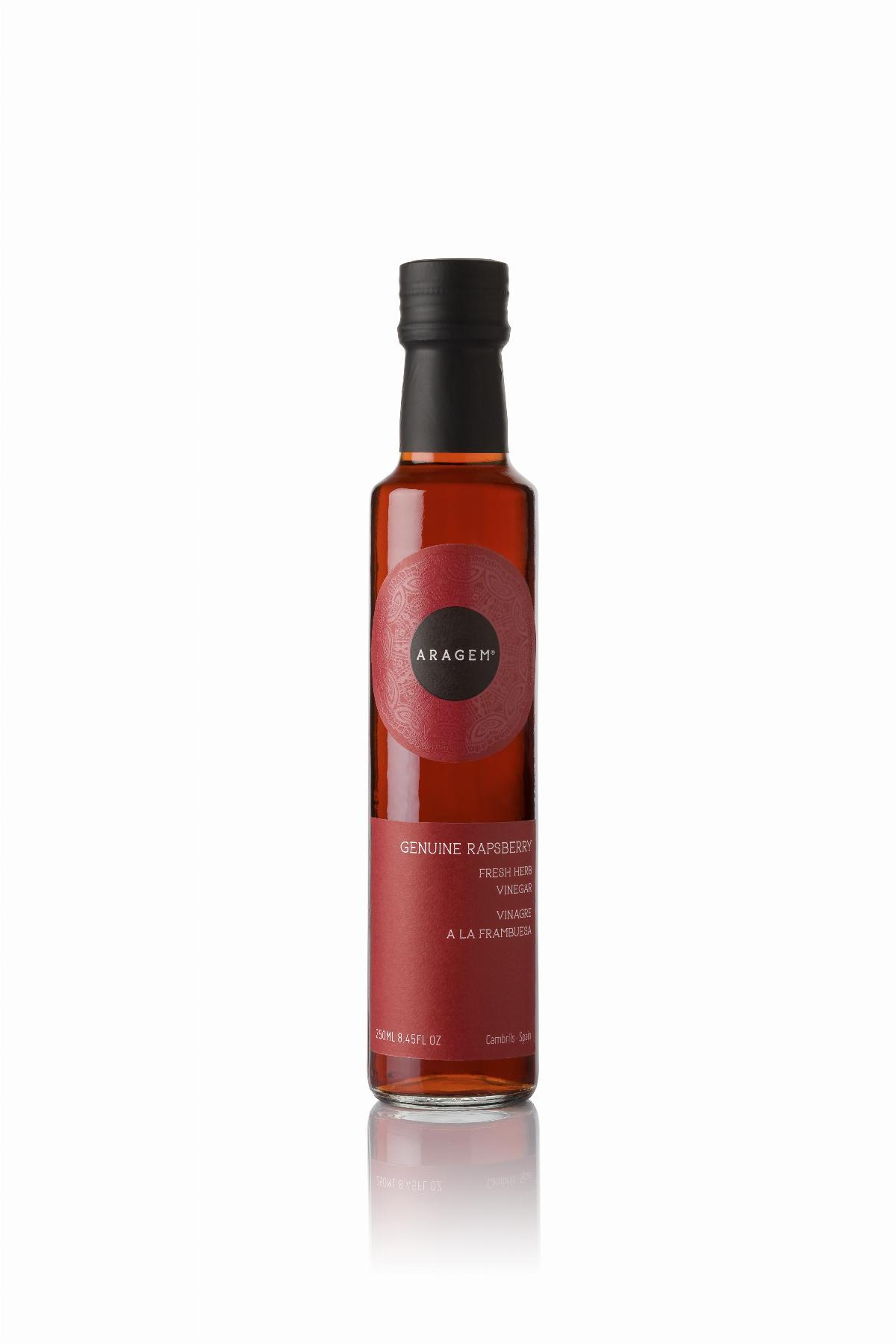 Vinagres - Vinagre de Gerds Aragem, ampolla Dòrica transp.  250ml. ES - Mestral Cambrils