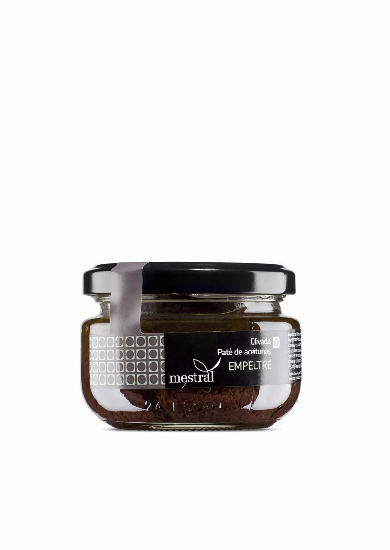 Tapenade - Olivada Empeltre Mestral, pot transparent 110g, CAT-ES - Mestral Cambrils