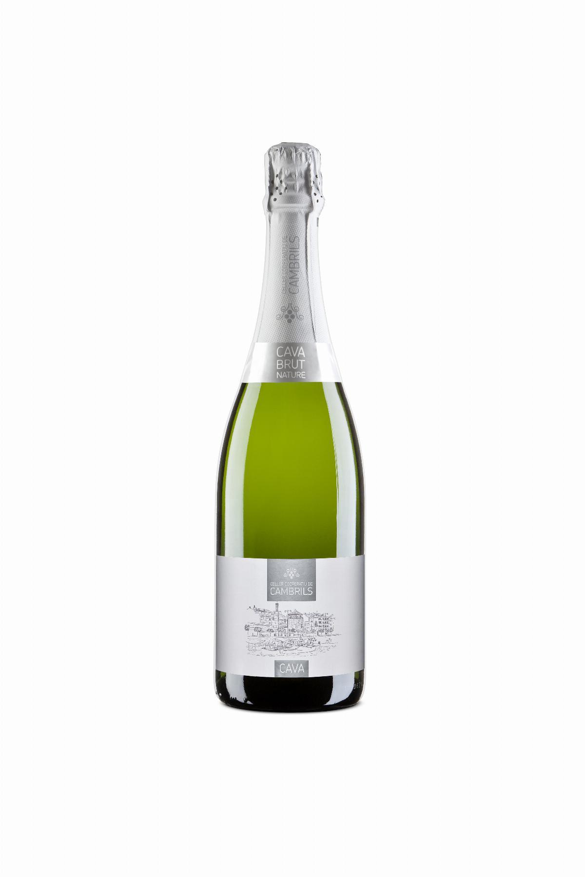 Cava - Sparkling wine - Cava Celler Cooperatiu Cambrils Brut-Nature, 750ml, CAT - Mestral Cambrils