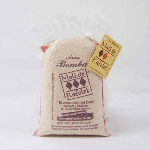 Riz Delta - Riz Rond Moli del Rafelet variété Bomba 1kg sac emballé sous vide - Mestral Cambrils