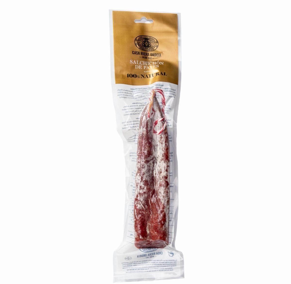 Sausage - Rustic Style Salchichon Casa Reira Ordeix from Vic half piece vacuum packed 280g - Mestral Cambrils
