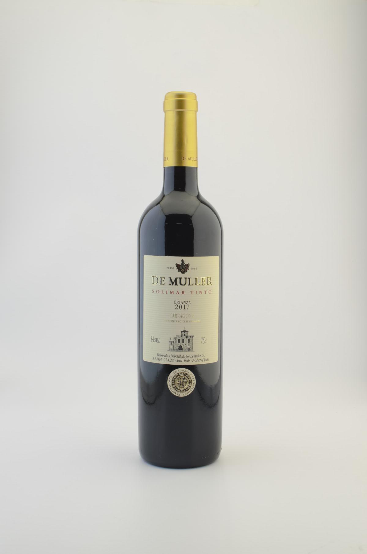 Vinos - Vino Tinto Solimar De Muller DO Tarragona 75 cL - Mestral Cambrils