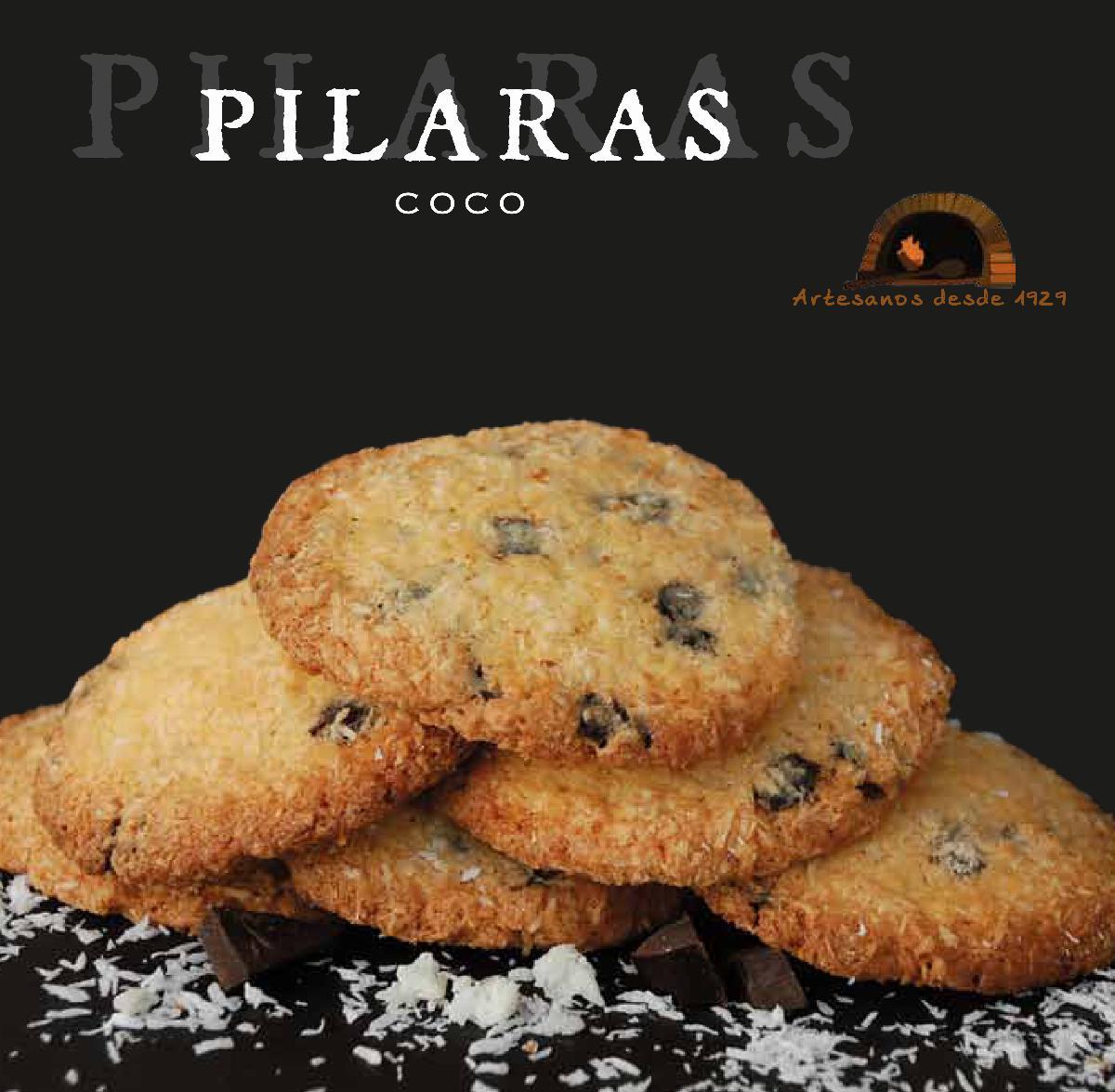 Pâtisserie et Nougat - Biscuit au berre et coco Pilaras Sesplugues 250 g - Mestral Cambrils