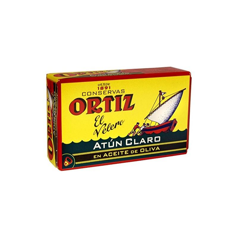 Canned fish - Ortiz El Velero Yelowfin Tuna in olive oil can 112g - Mestral Cambrils