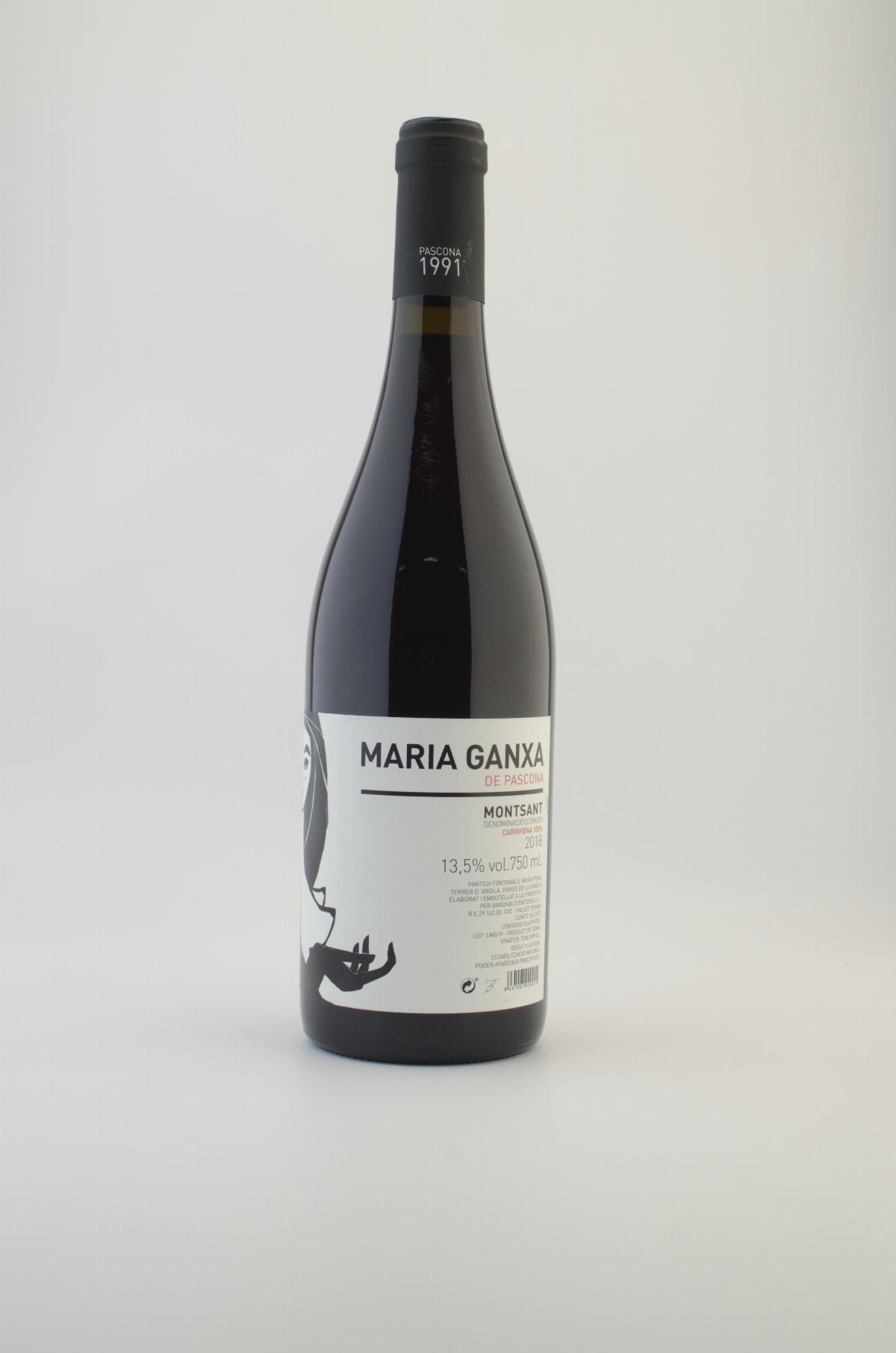 Vins - Vi Negre Maria Ganxa Pascona DO Montsant 75 cl. - Mestral Cambrils