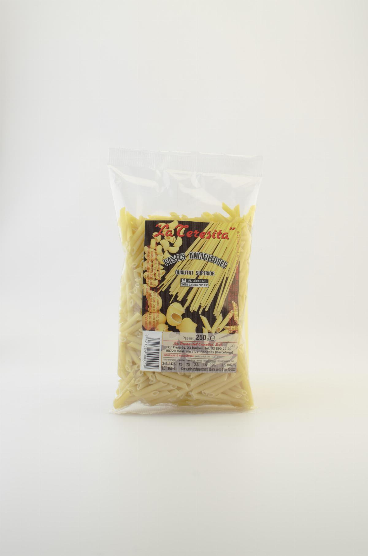 Pasta - Pasta tradicional macarrón pequeño La Teresita 250g - Mestral Cambrils