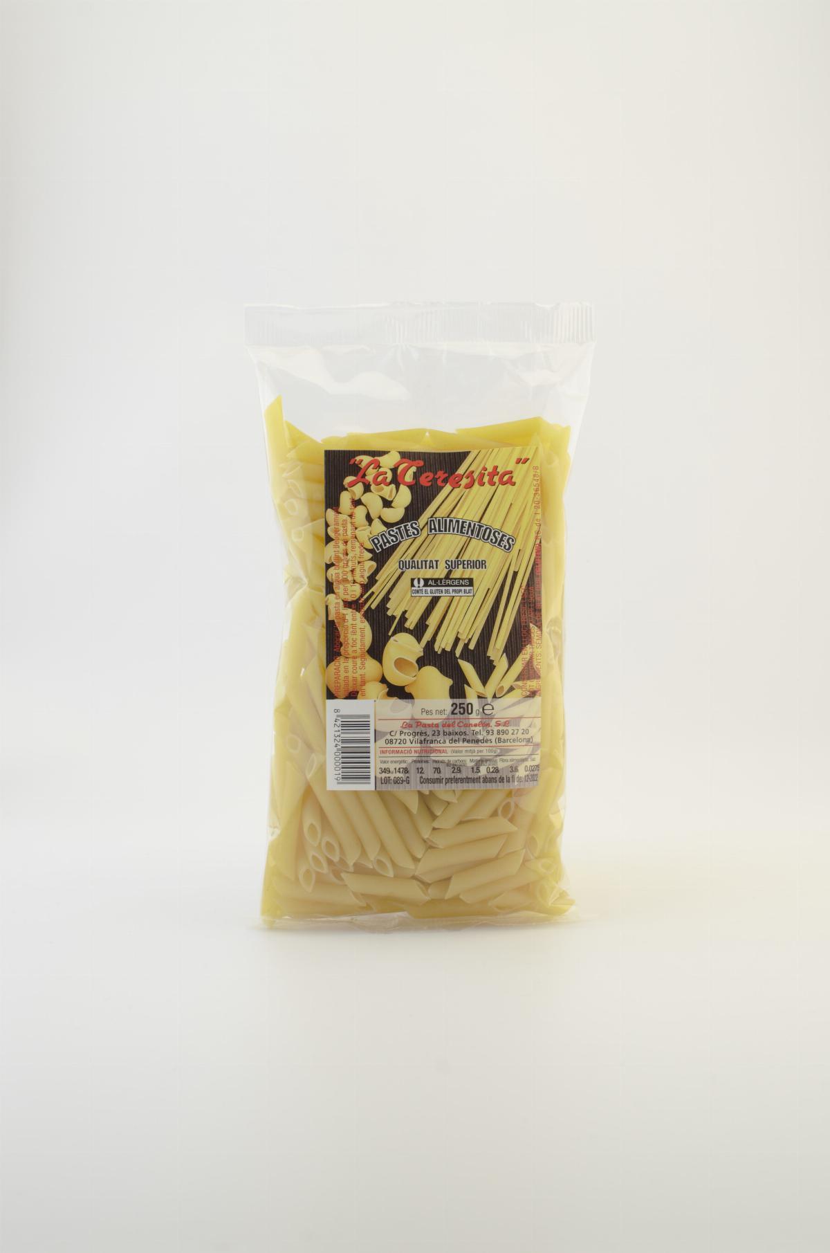 Pasta - La Teresita Traditional Pasta Penne 250g - Mestral Cambrils