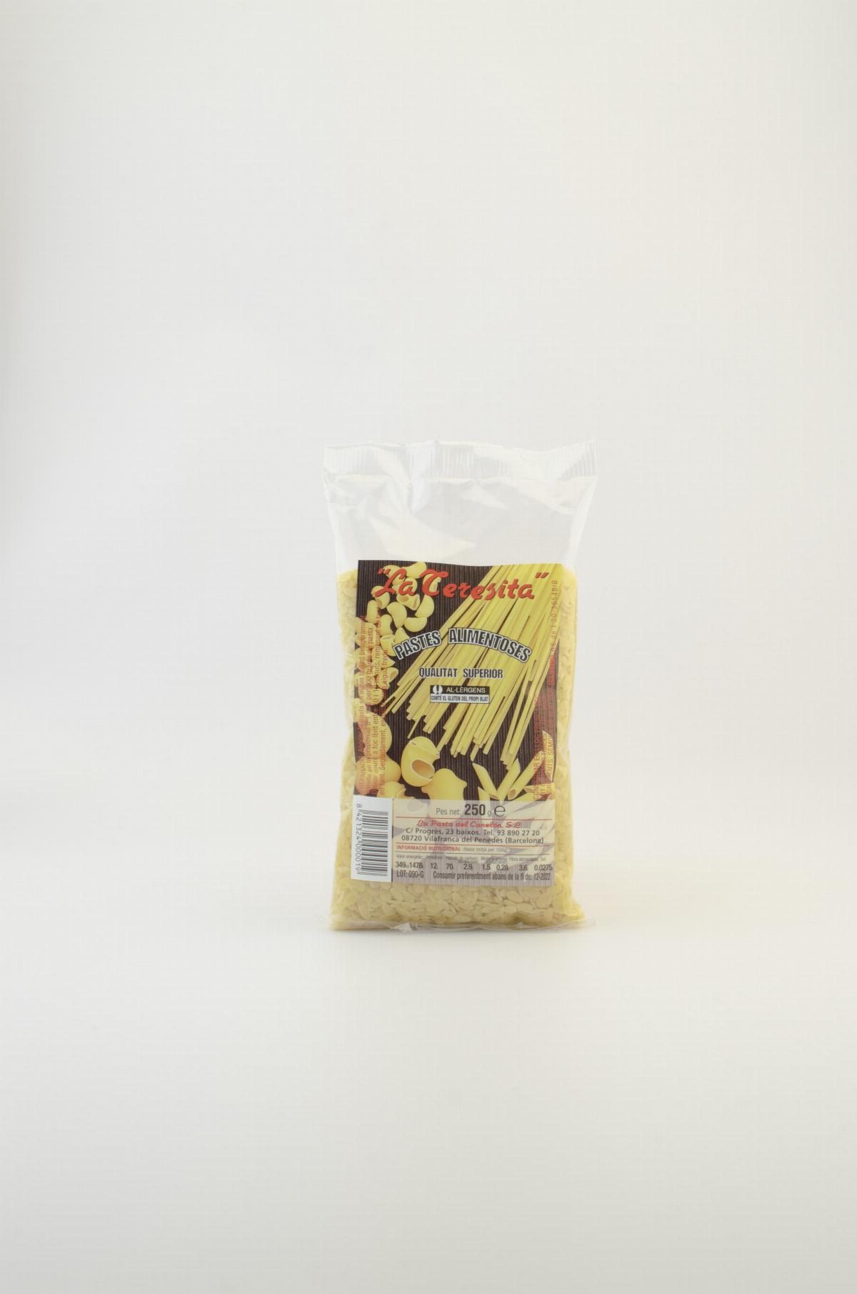 Pasta - La Teresita traditional pasta pine nuts for soup 250g - Mestral Cambrils