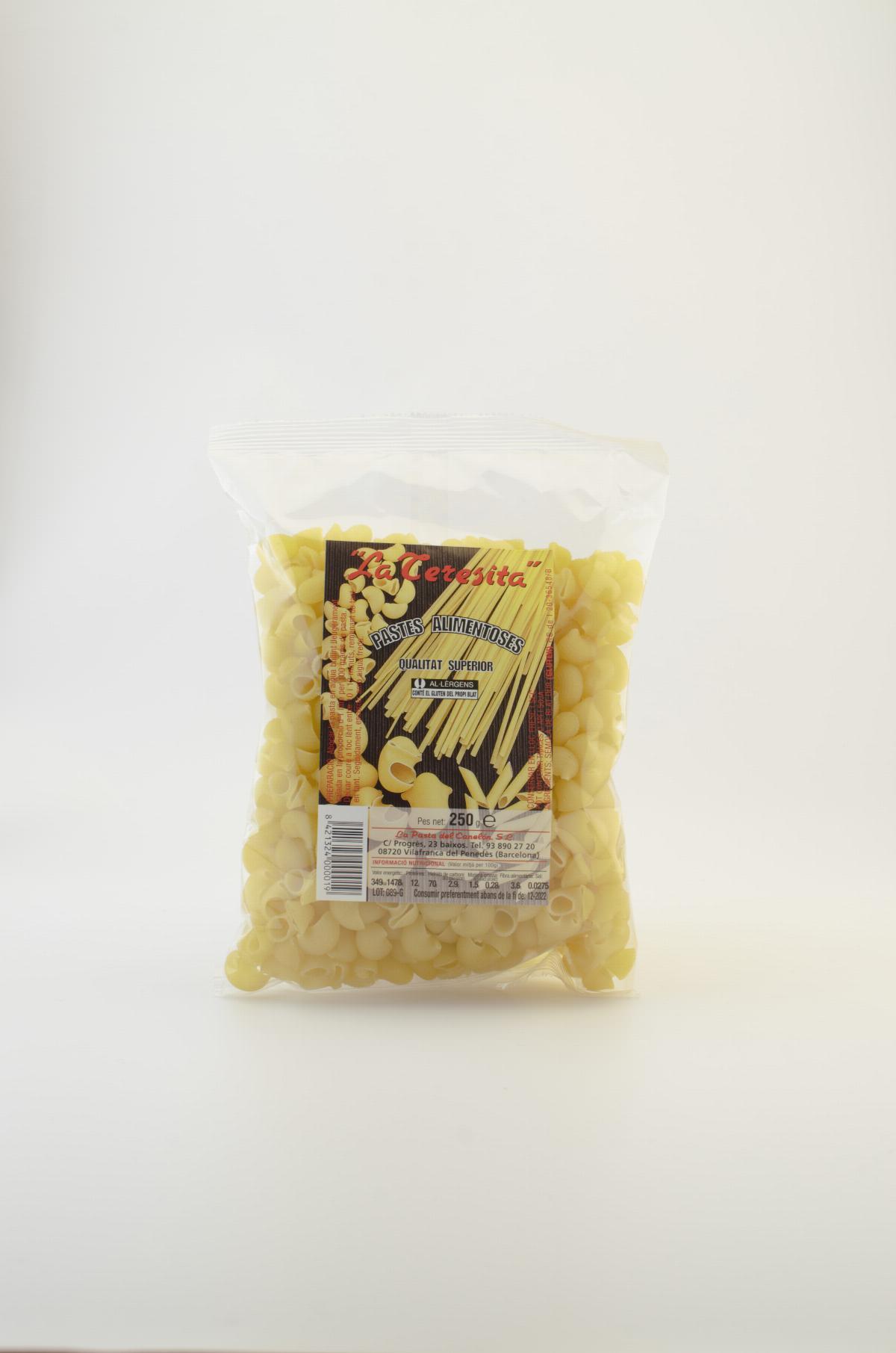 Pasta - La Teresita traditional Pasta Medium Pipe Rigate 250g - Mestral Cambrils