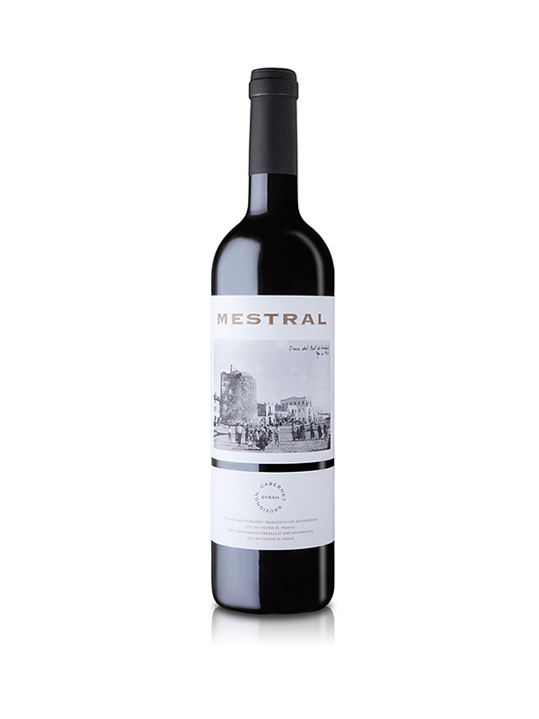 Vins - Vino tinto Mestral Cabernet Sauvignon Syraz 750ml - Mestral Cambrils